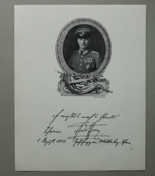 Patriotik Blatt / Friedrich Franz IV. Großherzog von Mecklenburg Schwerin / Deutsches Reich / 1917 / 1. Weltkrieg 1.WK WWI
